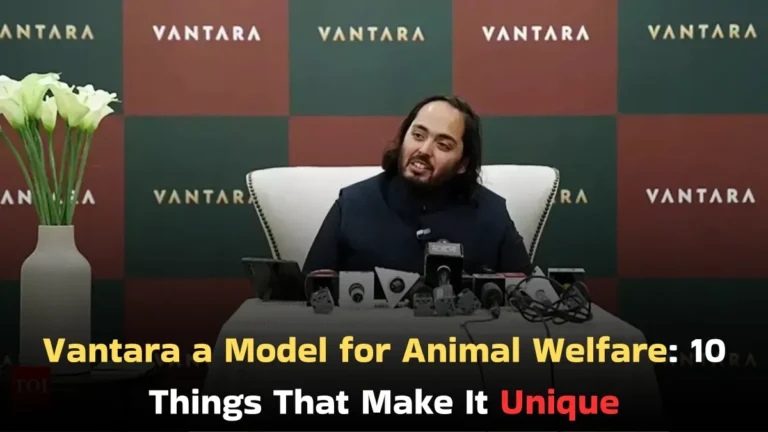 Vantara a Model for Animal Welfare